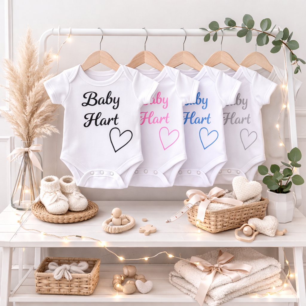 Personalised Baby Name Sleepsuit vest - Image 3