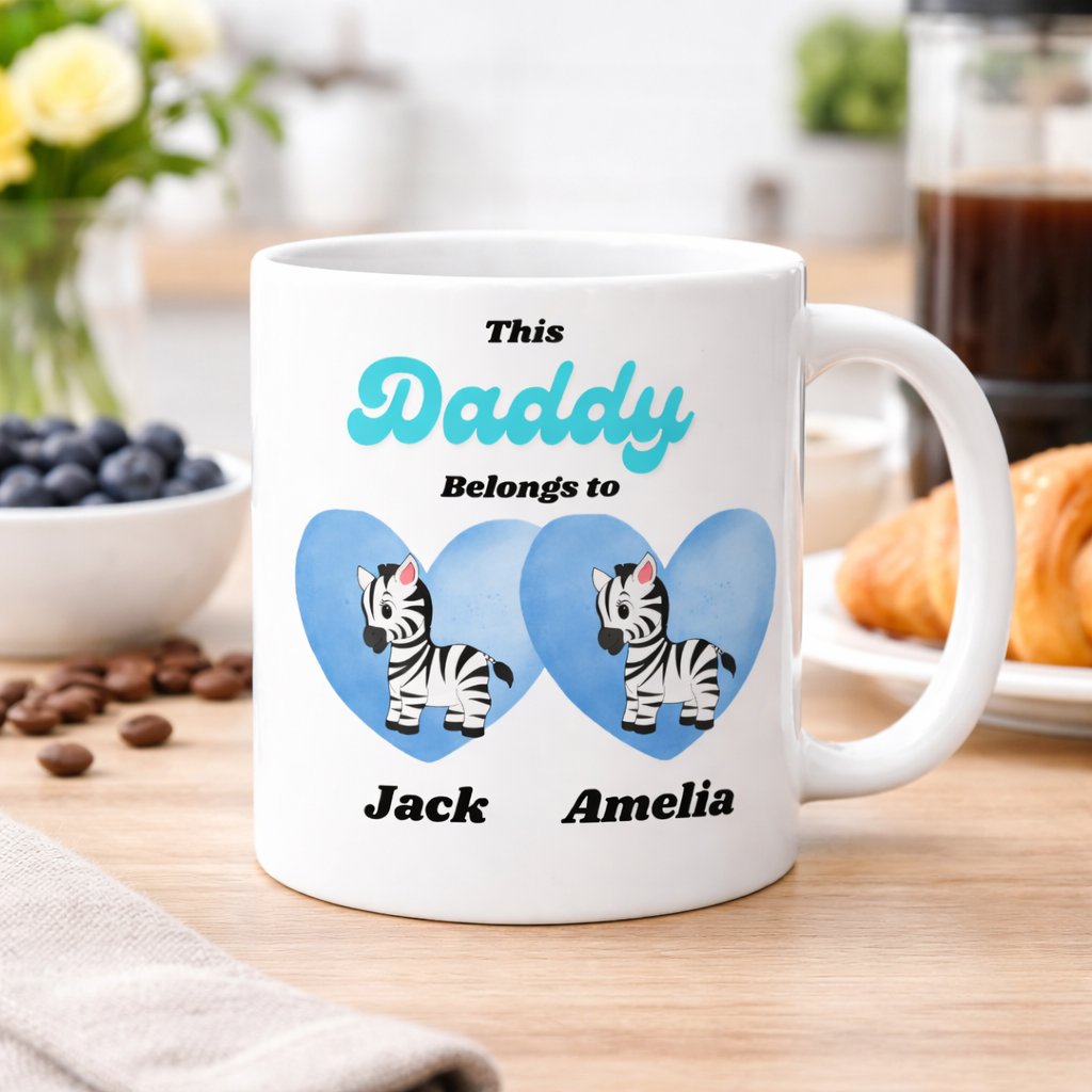 Personalised Daddy Mug – Custom Dad Gift from Kids - Image 2